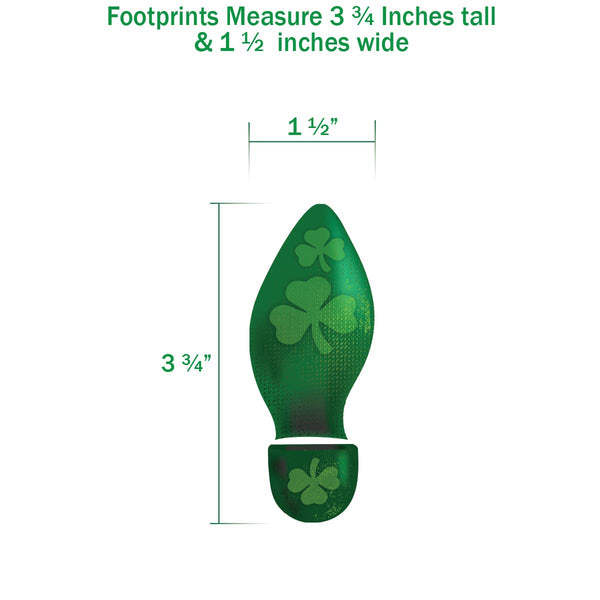Leprechaun Footprint  Floor Decals 184 Ct (48 Footprints)