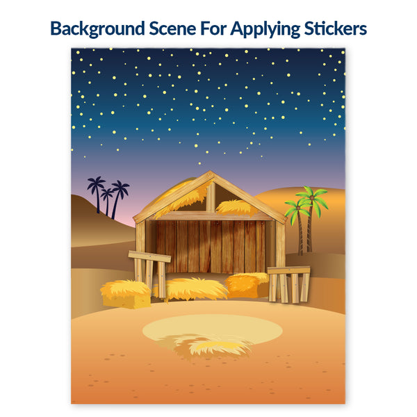 Create A Nativity Sticker Sets